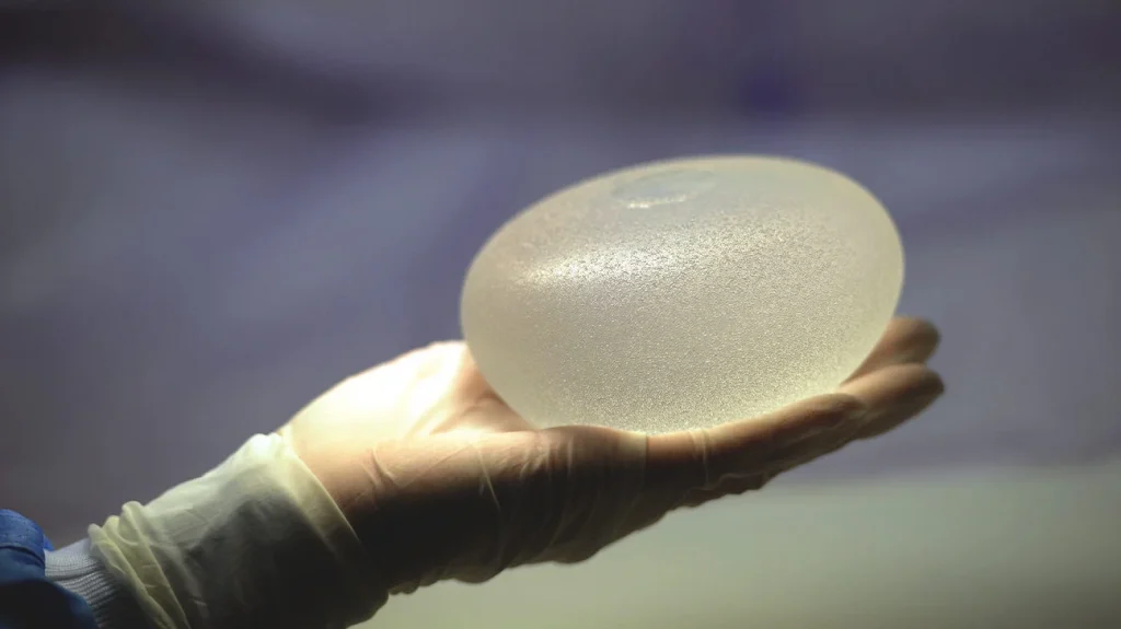 Silicone material sample