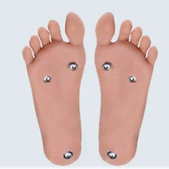 Standing feet with visible bolts sole detail
