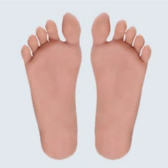 Bolt-free standing feet sole detail